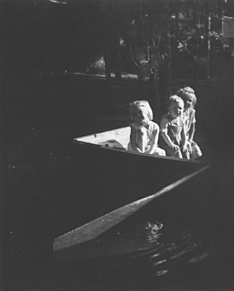 bass_lake7.jpg - L-R; Barbara, Unknown, Ardith